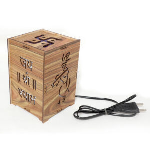 Pete’s Dynamics PL-001 Night Lamp  (14.5 cm, Wooden)
