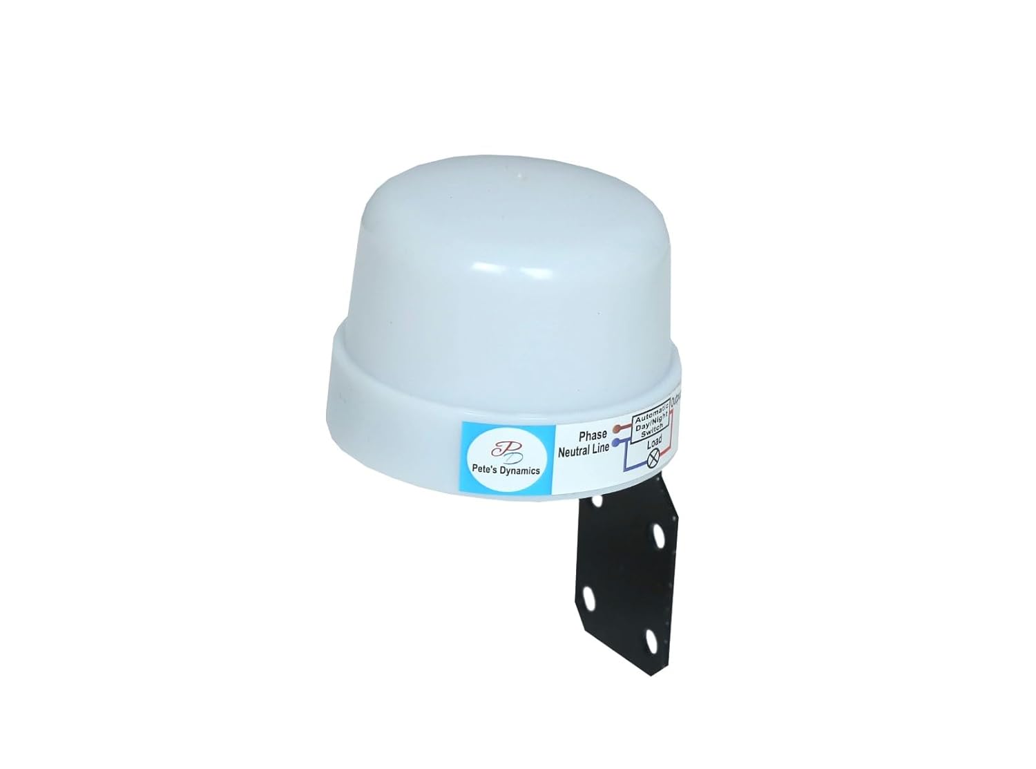 Pete's Dynamics Auto Day/Night ON/Off Photocell LDR Sensor Switch, 10A, Waterproof